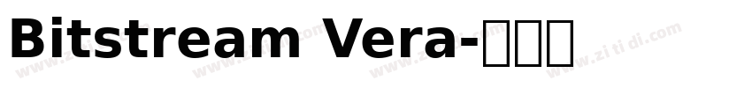 Bitstream Vera字体转换